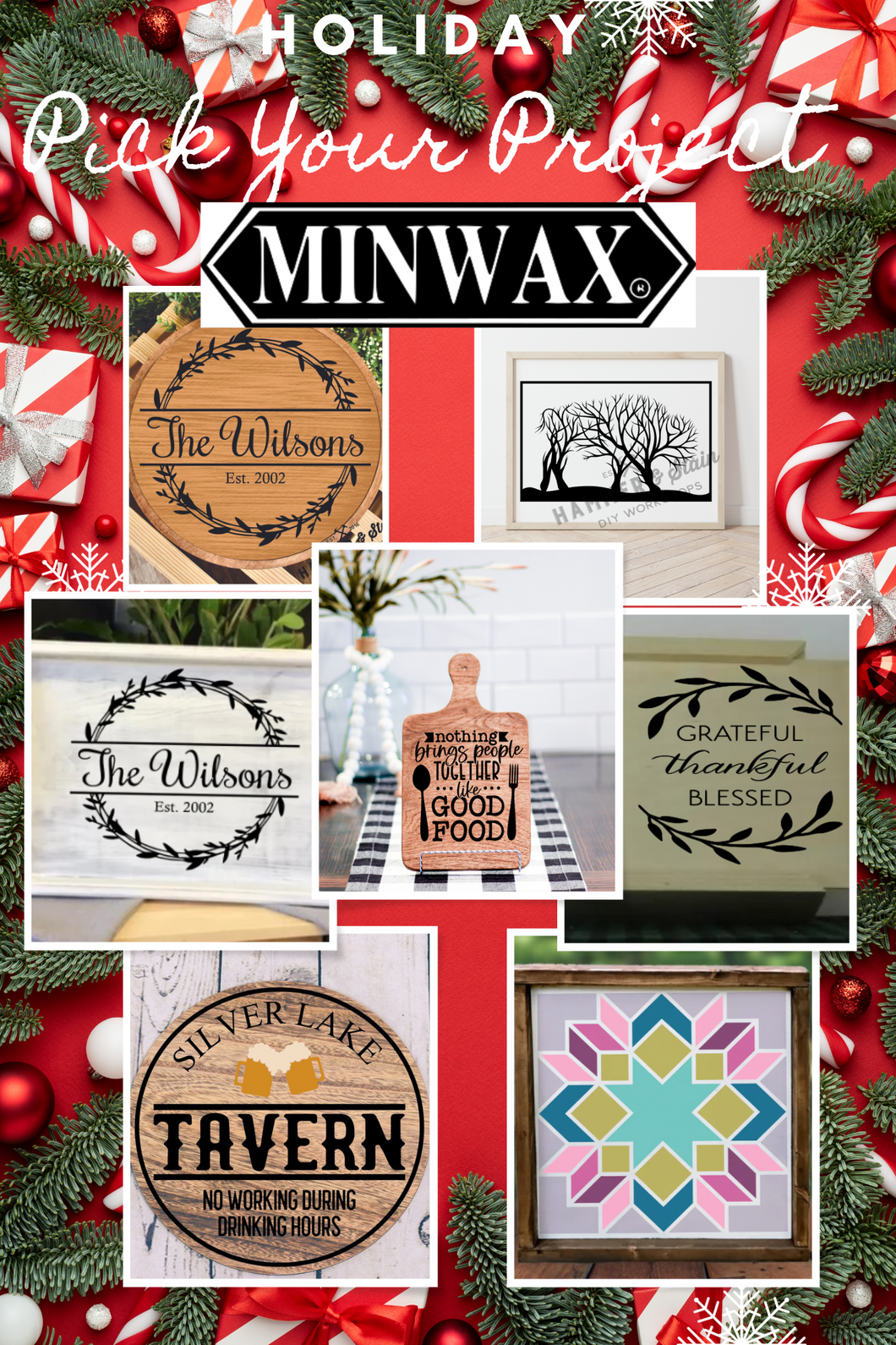12/09/23 (12:00pm) Minwax Holiday Pick Your Project Workshop