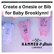 Craft a Onesie or Bib for Baby Brooklynn