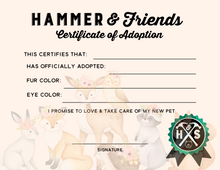 Hammer & Friends DIY 16" Plushie Accessories