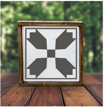 Barn Quilt 12"x12" Framed Sign (RML Private Party)