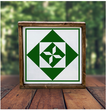 Barn Quilt 12"x12" Framed Sign (RML Private Party)