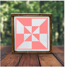 Barn Quilt 12"x12" Framed Sign (RML Private Party)