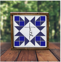 Barn Quilt 12"x12" Framed Sign (RML Private Party)