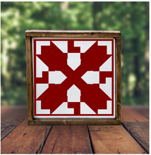 Barn Quilt 12"x12" Framed Sign (RML Private Party)