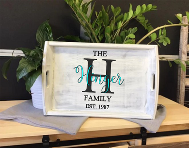 Personalized Farmhouse Tray Large 18