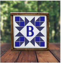 Barn Quilt 12"x12" Framed Sign (RML Private Party)