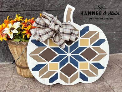 09/22/23 (6:00PM) Barn Quilt Pumpkin