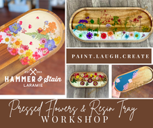 Pressed Flowers & Resin Tray Workshop