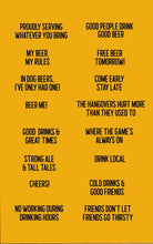 Build a Bar Sign (RML Private Party)